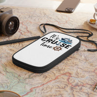 Load image into Gallery viewer, 'It's Cruise Time' Passport Wallet – Travel Document Organizer for Cruise Vacations