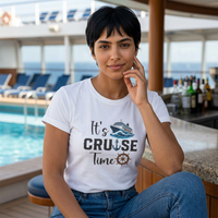 Load image into Gallery viewer, It's Cruise Time Women's Tee - Nautical Cruise Vacation Shirt