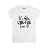 Load image into Gallery viewer, It's Cruise Time Women's Tee - Nautical Cruise Vacation Shirt